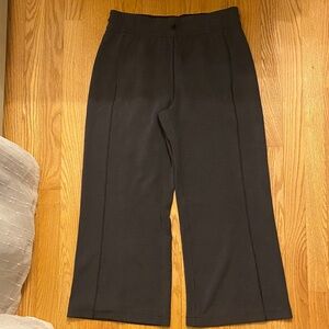 lululemon athletica dark gray Wide Leg Cropped Pants